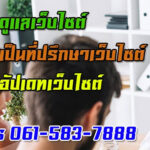 รับดูแลเว็บไซต์